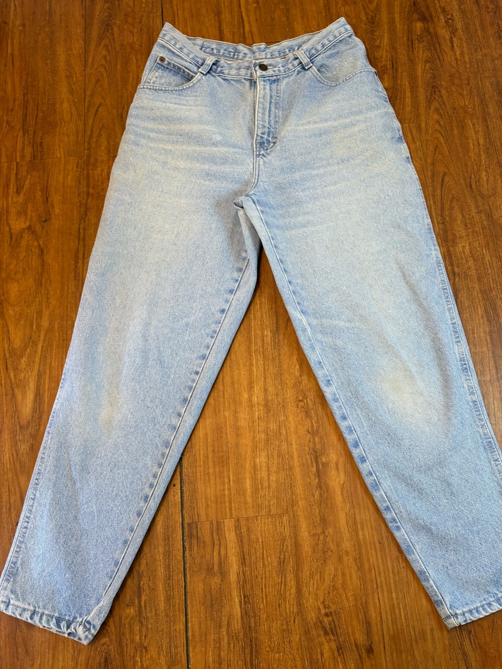 VTG Gitano Jeans Size 12 Petite High Rise Straight Leg Medium Wash 80s 90s